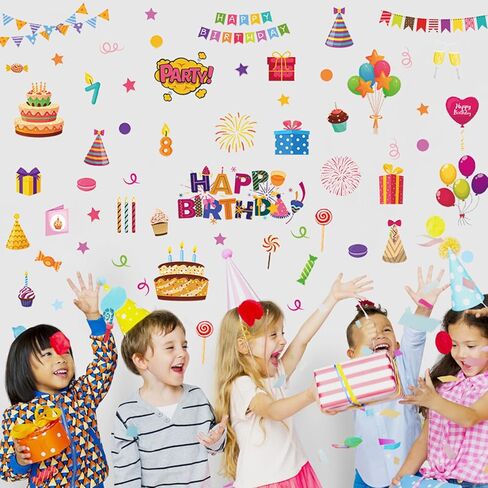 Bamsod Rainbow Kids Wall Stickers with Could and Sun Wall Decals Peel and Stick Removable Wall Stickers for Kids Nursery Bedroom Living Room 11.8'' x 27 '' in Saudi Arabia