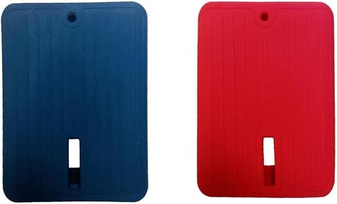 2 Pack Soft Silicone Protective Case Cover Sleeve Compatible with Toshiba Canvio Basics A5 1TB 2TB Portable External Hard Drive HDD, Shockproof dropproof Scratch Resistant Skin (Black+red) in Saudi Arabia