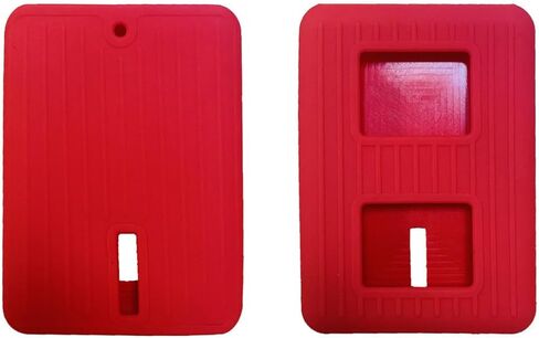 2 Pack Soft Silicone Protective Case Cover Sleeve Compatible with Toshiba Canvio Basics A5 1TB 2TB Portable External Hard Drive HDD, Shockproof dropproof Scratch Resistant Skin (Black+red) in Saudi Arabia