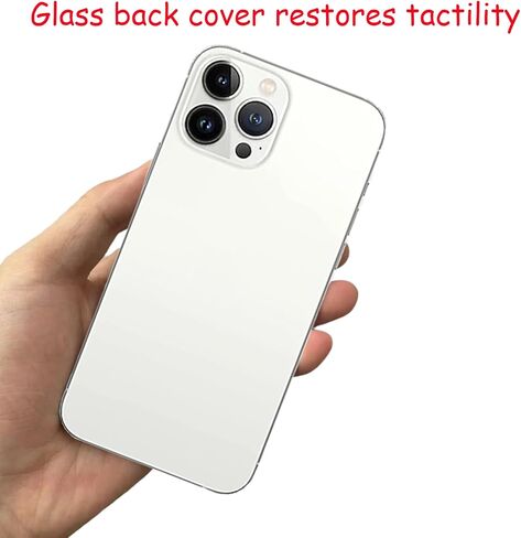 13 Pro Back Glass Replacement for iPhone 13 Pro Rear Back Glass,Compatible with iPhone 13 Pro Rear Glass Kit with Pre-Installed Adhesive and Tools(Silver) in Saudi Arabia