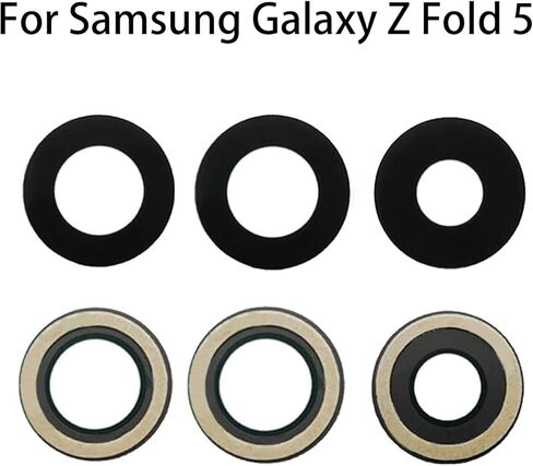 Camera Glass Cover Rear Lens Replacement Parts+ Adhesive for Samsung Galaxy Z Fold 5 in Kuwait