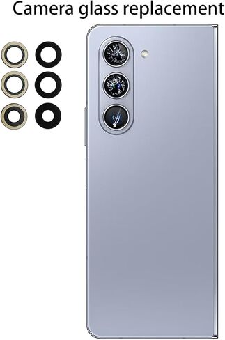 Camera Glass Cover Rear Lens Replacement Parts+ Adhesive for Samsung Galaxy Z Fold 5 in Kuwait