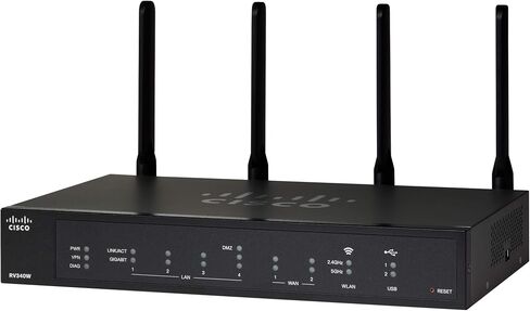 Cisco RV340W-A-K9-NA Wireless Router Gigabit Ethernet Dual-Band (Renewed) in Saudi Arabia