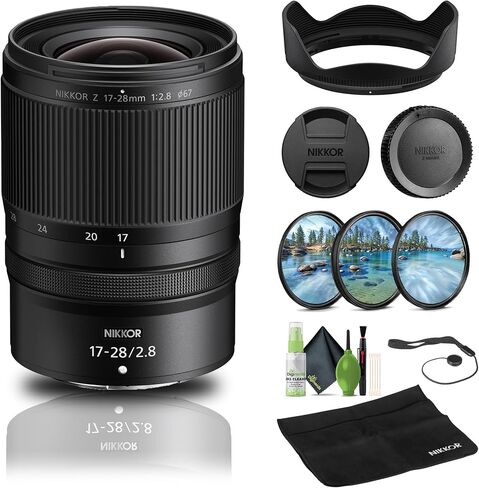 Nikon NIKKOR Z 17-28mm f/2.8 Lens (20115) + Filter Kit + Cap Keeper + Cleaning Kit in Saudi Arabia