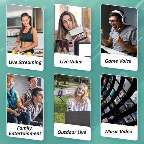 Microphone Adapter Compatible for iPhone iPad Lightning to Microphone Audio Adapter 3 in 1 Microphone Audio Jack and Charging Splitter for Live Streaming Compatible with iPhone 14 13 12 11 in Saudi Arabia