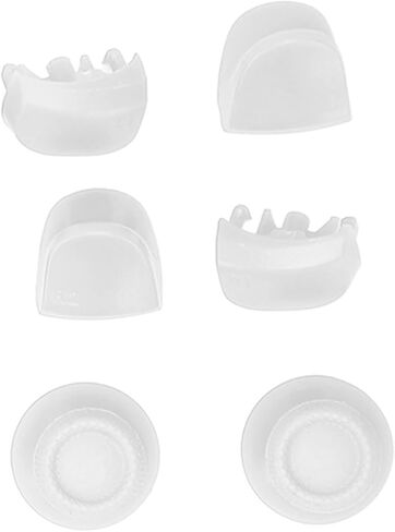 16Pcs Game Controller Replacement Buttons, Thumbsticks Joystick for PS5 Gamepad, Replacement Thumbstick Buttons for PS5 Controller (White) in Kuwait