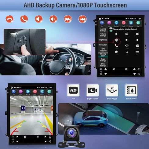 ستيريو سيارة Android 13 لسيارة Nissan Sentra 2006-2011 مع Apple Carplay وAndroid Auto، راديو سيارة بشاشة لمس عالية الدقة 9.7 بوصة مع نظام ملاحة GPS، WiFi، بلوتوث، راديو FM/RDS، HiFi، SWC، USB مزدوج + كاميرا احتياطية in Saudi Arabia