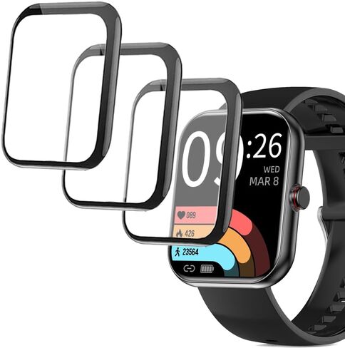 3D Screen Protectors Compatible with SOMTLERK A221 1.91" Smartwatch, 3pcs in Saudi Arabia