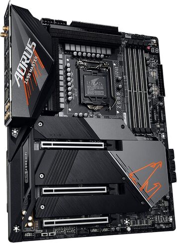 GIGABYTE Z590 AORUS Master (LGA 1200/Intel Z590/ATX/Triple M.2/PCIe 4.0/USB 3.2 Gen2X2 Type-C/Intel WiFi 6E/AQUANTIA 10GbE LAN/Gaming Motherboard) in Saudi Arabia