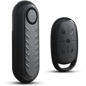 110dB Loud Anti Theft Vibration Sensor Alarm Systems for Electric Bike Motorcycle Golf Car Trailer Mailbox Garage Door Waterproof Home Security Bike Accessories Bike Alarm with Remote in Saudi Arabia