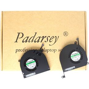 Padarsey A1286 Left+right Side CPU Cooling Fan Compatible for Macbook Pro 15" 2008 2009 2010 2011 2012