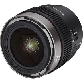 Samyang V-AF 20mm T1.9 Cine AF Wide Angle Lens for Sony E