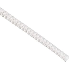 uxcell Insulation Braid Sleeving, 9.8Ft-6mm High Temp Fiberglass Sleeve White