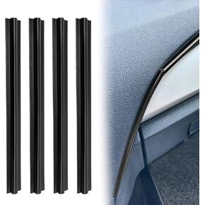 4PCS Car Concealed Wire Sleeve Resistant, Auto Split Sleeving Wire Cord Organizer, Adhesive Cable Hidden Protector, Black Soft PVC Cable Sleeve for USB, Audio & Video Line