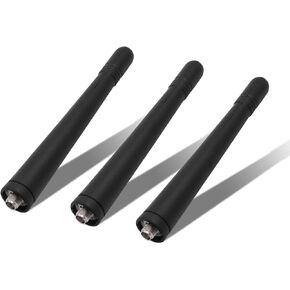 KRA-22 VHF 136-174MHz Antenna Compatible for TK-290 TK-272G TK-260G TK-2140 TK-2160 TK-2170 TK-2180 TK-2302 TK-2202 TK-2200 TK-2360 TK-5210 KRA-22M (3 Pack)
