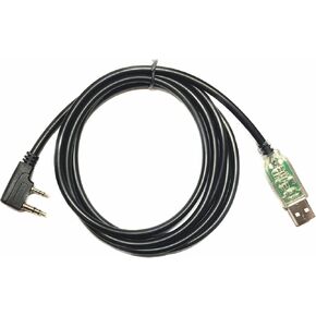 كابل بيانات البرمجة (شفاف) لأجهزة الراديو Baofeng وKenwood وEZSync701