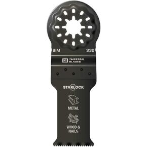 IBSL330-1 Starlock 1-1/8" Multi-Material Metal/Wood Blade, 1PC, One Size