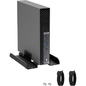 Universal Mini PC Desk Stand for Dell HP Lenovo Adjustable Vertical Desk Stand for Dell OptiPlex MFF 7050 7060 Lenovo ThinkCentre M910Q M700 HP EliteDesk 800 Mini PC Desk Mount Holder