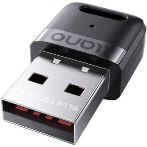 llano USB Bluetooth 5.4 Adapter for PC, Bluetooth Dongle receiver,Driver-Free, Plug & Play for Windows11/10/8.1，for Bluetooth Headphones, Mouse, Keyboard, Speaker, Printer, Laptop