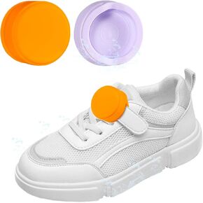 2pcs for Airtag Holder for Kids Shoelaces, Waterproof Protective Case for Apple Airtag Hidden Silicone Insole Cover GPS Tracker Accessories for Child Kids Shoes Insert Shoestring(Pink, White)