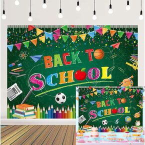 العودة إلى المدرسة خلفية اليوم الأول من المدرسة المعلم الطلاب السبورة الطرف الديكور مرحبا بكم في العودة إلى المدرسة الفصول الدراسية الصورة كشك الدعائم 7x5FT in Kuwait