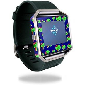MightySkins Skin Compatible with Fitbit Blaze Cover Skins Sticker Watch Rainbow Brains Out