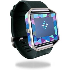 MightySkins Skin Compatible with Fitbit Blaze Cover Skins Sticker Watch Purple Kaleidoscope