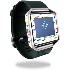MightySkins Skin Compatible with Fitbit Blaze Cover Skins Sticker Watch Fun Guns