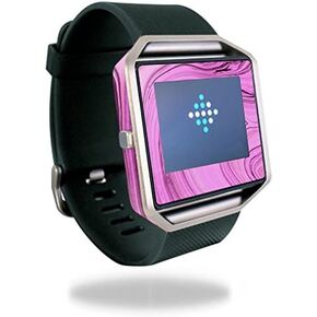 MightySkins Skin Compatible with Fitbit Blaze Cover Skins Sticker Watch Pink Thai Marble