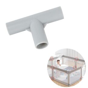 Baby Playpen Parts T-Shaped Joint, Baby Playpen Accessories for Baby Play Yard Baby Playpen Replacement Connectors, 2 Pcs Diameter1.9cm