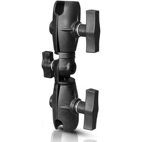 Strg Double Socket Arm with Dual 1.5" Ball Sockets, 6.4" Long Double Socket Swivel Mount Compatible with RAM and 1.5" Ball Systems