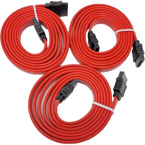 1 Meter SATA III Straight Data Cable 3-Pack (F03-152-3P)