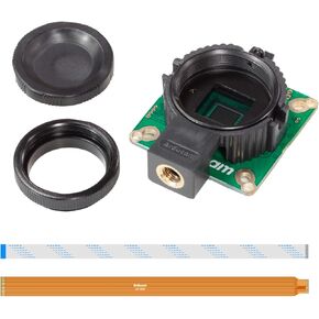 Arducam لوحدة كاميرا Raspberry Pi HQ، كاميرا 12.3MP IMX477 Raspberry Pi لـ Raspberry Pi5/4B/3B+/Zero 2W، تأتي مع محول C-CS وحامل ثلاثي القوائم