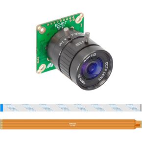 Arducam for Raspberry Pi HQ Camera Module,12.3MP IMX477 Raspberry Pi Camera for Raspberry Pi5/4B/3B+/Zero 2W, Comes with C-CS Adapter and Tripod Mount