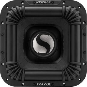 KICKER 49L7X81 8" SoloX L7X Dual 1-Ohm Subwoofer | Flagship Square Woofer Built for Extreme Bass, Competition-Grade Output, Low Impedance Wiring for High-Power Amps in Kuwait