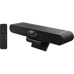 EagleBar Pro2, Video Conference Camera, 4K ePTZ AI Camera, Conference Microphone & Speaker, Remote Control, for Conference Rooms with 1 to 6 Participants, MS Teams/Zoom/Skype Compatible