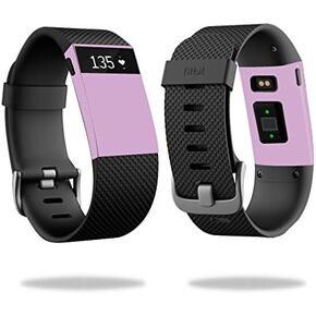 MightySkins Skin Compatible with Fitbit Charge HR Watch Cover wrap Sticker Skins Solid Purple