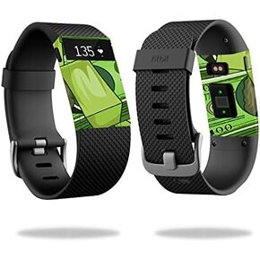 MightySkins Skin Compatible with Fitbit Charge HR Watch Cover wrap Sticker Skins All About Benjamin