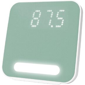 HANNLOMAX HX-152CR Alarm Clock Radio, PLL AM/FM Radio, Digital Clock with Dual Alarm, Night Light. (Green)
