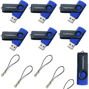 محرك فلاش USB سعة 8 جيجابايت 15 حزمة محرك فلاش USB كبير 8 جيجابايت محرك إبهام 15 حزمة USB2.0 محرك فلاش كبير CupShadow USB (برتقالي) in Kuwait