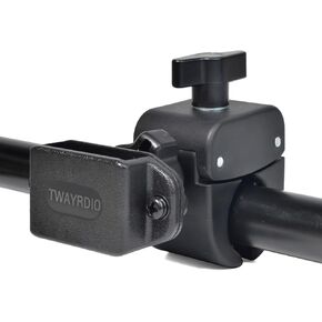 TWAYRDIO Bike Mounting Bracket for Handheld Radio, Handlebar Clamp Mount Walkie Talkie Holder for BaoFeng Retevis Talkabout Yaesu Kenwood Motorola Handhelds HT Two Way Radios