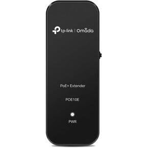 TP-Link POE10E | Omada 10/100 Mbps PoE+ Extender | Work with 802.3af/at devices | 250 m (820 ft) Extend Distance | Ideal for Long Distance Surveillance | PoE Passthrough | Plug and Play