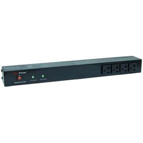 CyberPower RKBS20S2F8R واقي من زيادة التيار، 120 فولت/20 أمبير، 10 منافذ، سلك طاقة 15 قدم، حامل 1U، مدرج في قائمة UL