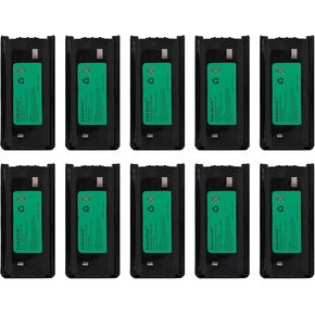 10-Pack KNB-45L Battery Replacement for Kenwood TK2312 TK2200TK3107KW NX-1202AV NX-1302AU NX240 NX340 Radio 7.4V 2000mAh Li-ion Battery