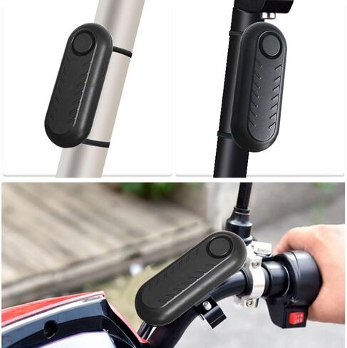 110dB Loud Anti Theft Vibration Sensor Alarm Systems for Electric Bike Motorcycle Golf Car Trailer Mailbox Garage Door Waterproof Home Security Bike Accessories Bike Alarm with Remote in Saudi Arabia