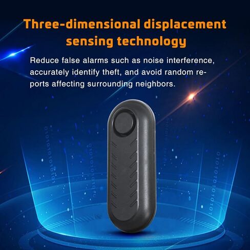 110dB Loud Anti Theft Vibration Sensor Alarm Systems for Electric Bike Motorcycle Golf Car Trailer Mailbox Garage Door Waterproof Home Security Bike Accessories Bike Alarm with Remote in Saudi Arabia