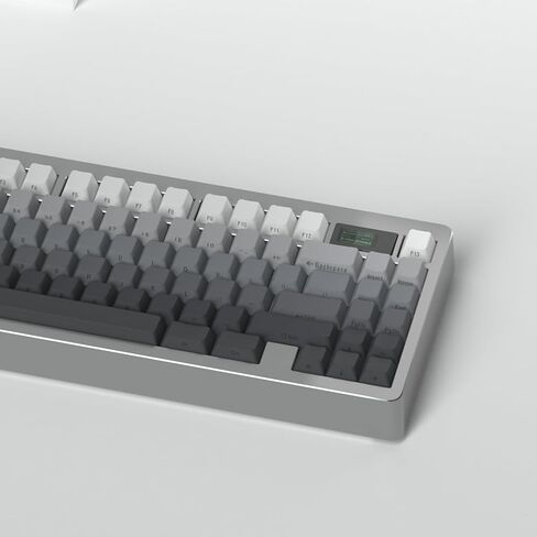 Side Printed Keycaps Cyan Gradient 125 Keys Cherry Profile PBT Heat Sublimation keycap Set for Mx Cherry Mechanical Keyboard (128 Cyan Gradient) in Kuwait