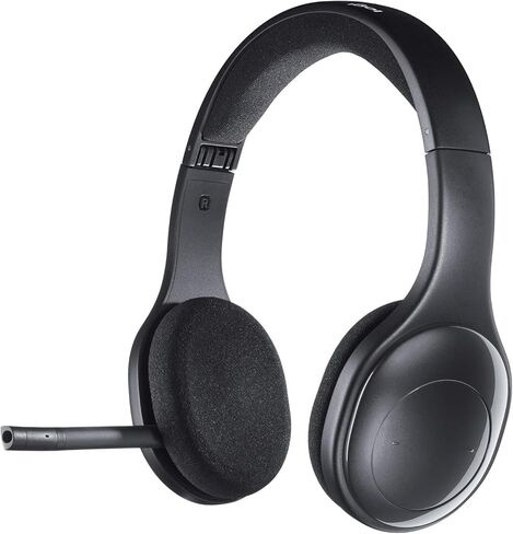 سماعة رأس بلوتوث Logitech H800 مع ميكروفون للكمبيوتر الشخصي والأجهزة اللوحية والهواتف الذكية - بلوتوث فقط - جهاز الاستقبال اللاسلكي غير متضمن (متجدد) in Kuwait