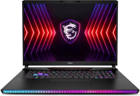 MSI Raider GE78HX 17" 240Hz QHD+ Gaming Laptop: Intel Core i9-14900HX, NVIDIA Geforce RTX 4080, 64GB DDR5, 2TB NVMe SSD, Thunderbolt 4, Cooler Boost 5, Win 11 Home: Black 14VHG-601US in Saudi Arabia