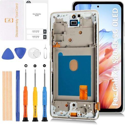 شاشة S20 FE 4G G780/5G G781 OLED LCD + إطار سحابة النعناع لهاتف Samsung Galaxy S20 FE 4/5G 6.45 بوصة شاشة LCD بديلة تعمل باللمس مجموعة محول رقمي sm-g781b/u/u1/w/n/v sm-g780f/g in Kuwait